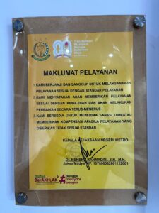 MAKLUMAT PELAYANAN